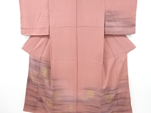 JAPANESE KIMONO / VINTAGE HOMONGI / SILK / EMBROIDERY / MIST